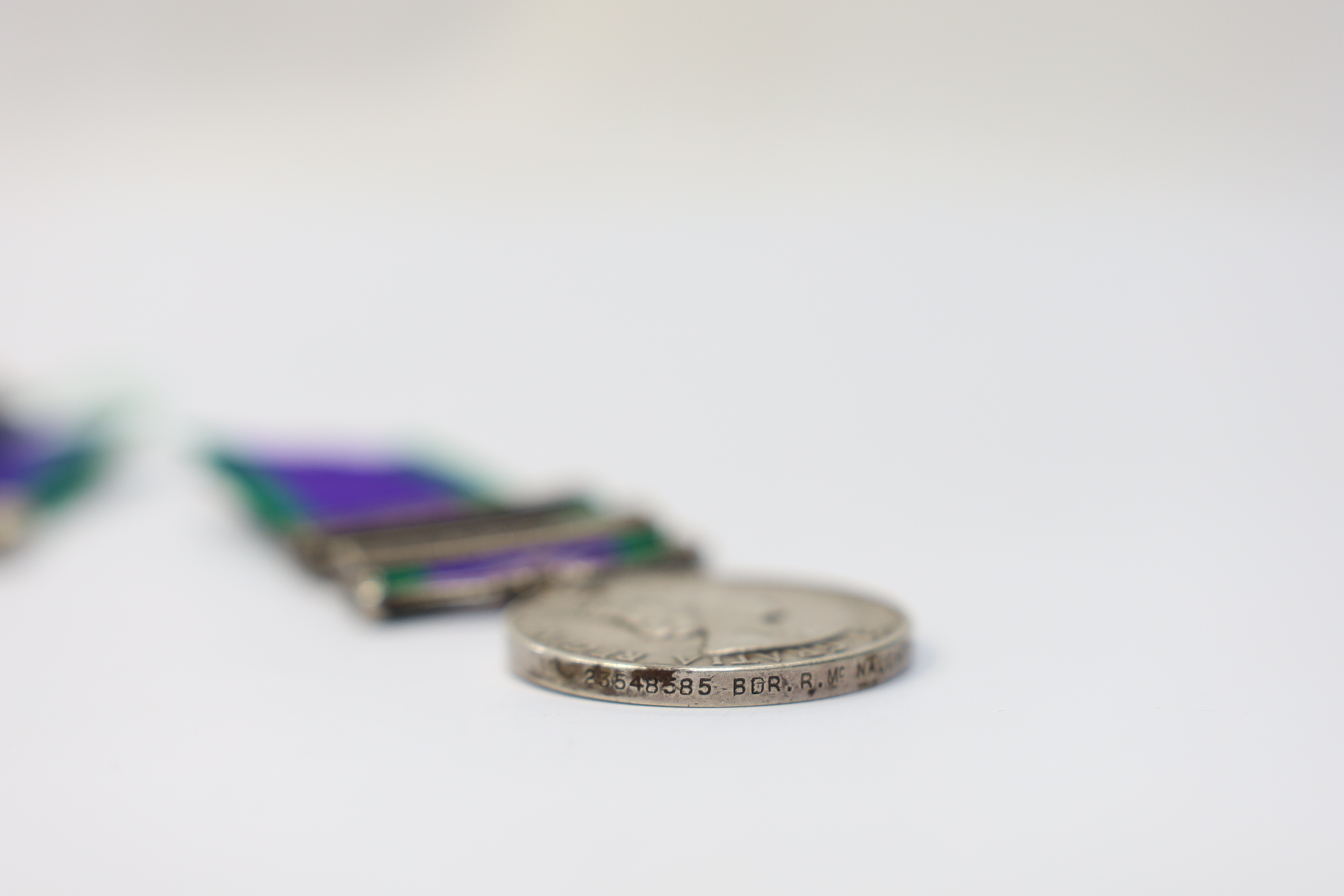 Three ERII Campaign Service Medals